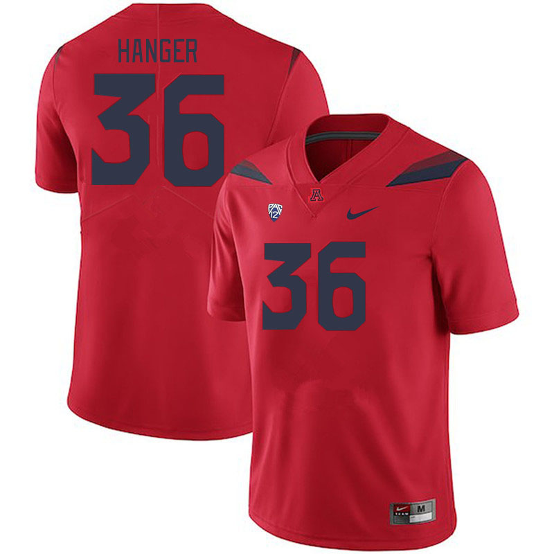 Men #36 Dominic Hanger Arizona Wildcats College Football Jerseys Stitched Sale-Red